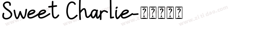 Sweet Charlie字体转换